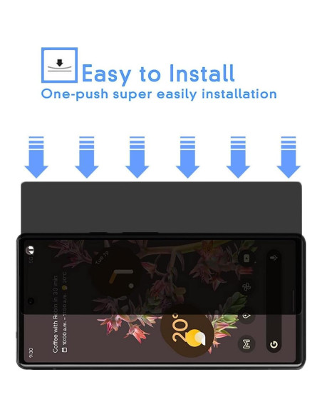 Protector de Pantalla Privado AISELAN para Google Pixel 6 - 2 Pcs