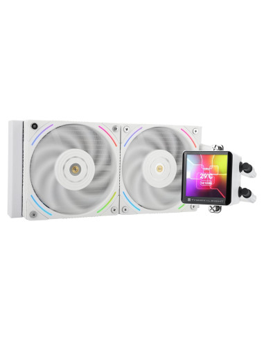 Enfriador de Agua para CPU Thermalright Frozen Vision 240 Blanco - Pantalla LCD 2.88"