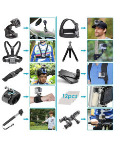 Cámara de Acción GoPro MAX 360 Impermeable 5.6K HD con Accesorios 2