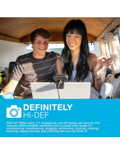 Webcam JLab Go Cam USB HD 1080P 30FPS Micrófono Omnidireccional 2