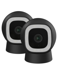 Cámaras de Seguridad Luna 2K AI - Paquete de 2, Negro