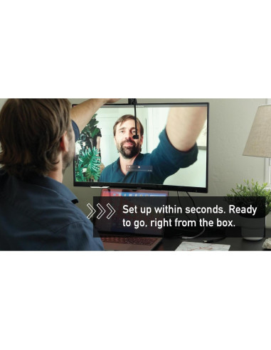 Cámara Center Cam V2 1080p HD Ajustable USB para Laptop