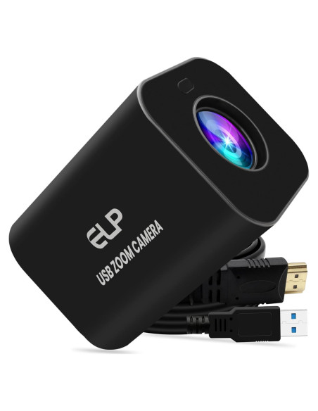 Cámara USB 4K ELP 12X Zoom HDMI Autofocus 30fps