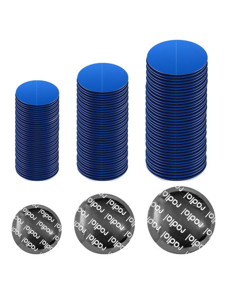 120 Piezas Parche de Reparación de Neumáticos Ohleats 32-58mm