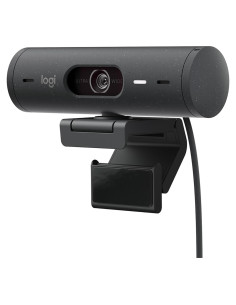 Webcam Logitech Brio 500 Full HD con Micrófonos y Luz