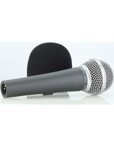 Funda de Espuma LEFXMOPHY SM58 Negra 3-Pack para Micrófono