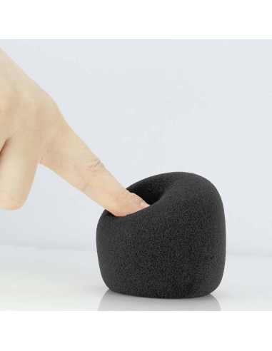 Funda de Espuma LEFXMOPHY SM58 Negra 3-Pack para Micrófono