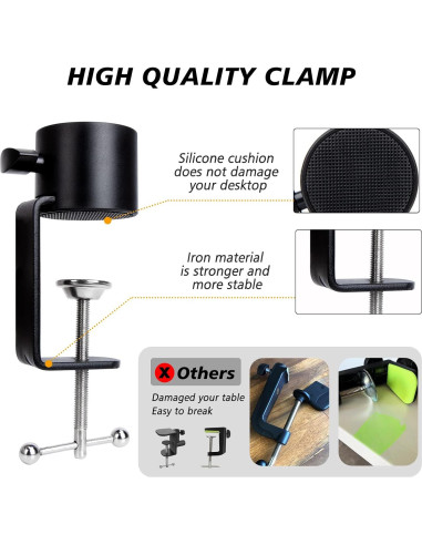 Brazo de Micrófono SUNMON para Blue Yeti y HyperX QuadCast