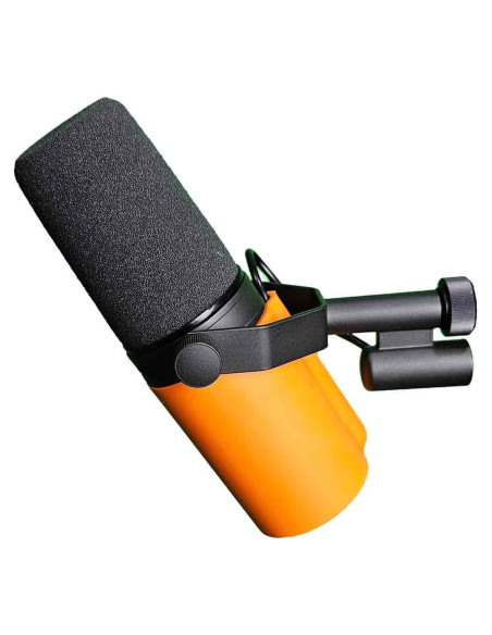 Cubierta de Micrófono Naranja Myc para Shure SM7B y SM7dB