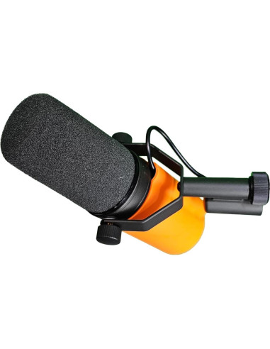 Cubierta de Micrófono Naranja Myc para Shure SM7B y SM7dB