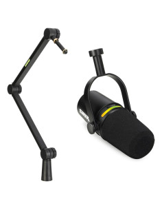 Micrófono Híbrido Shure MV7+ para Podcast y Streaming - Negro
