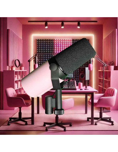Cubierta de Micrófono Rosa Myc para Shure SM7B y SM7dB