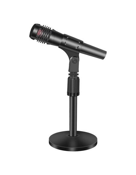 Soporte de Micrófono de Escritorio Ajustable Acero 10-14 Pulgadas
