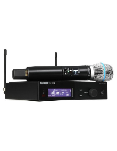 Sistema Micrófono Inalámbrico Shure SLXD24/B87A - Digital 24 bits
