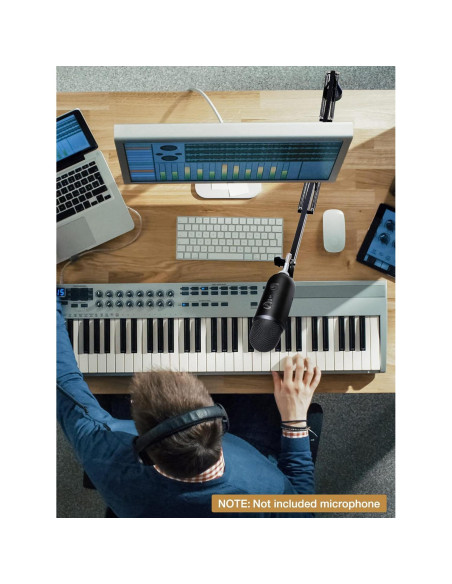 Brazo de Micrófono de Perfil Bajo SUNMON para Gaming y Streaming