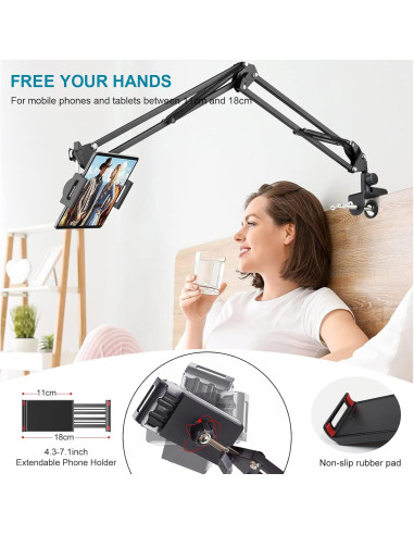 Brazo de Micrófono Ajustable 360 Metal para Blue Yeti HyperX