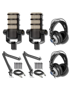 Micrófono Dinámico Rode PodMic + Brazo StreamEye BOOMARM