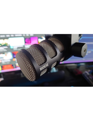 Micrófono Dinámico Rode PodMic + Brazo StreamEye BOOMARM
