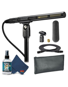 Micrófono de cañón Audio-Technica AT875R con accesorios