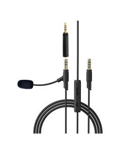 Micrófono FlexBoomPro Desmontable con Adaptador 2.5mm a 3.5mm