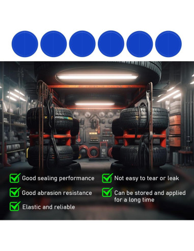 120 Piezas Parche de Reparación de Neumáticos Ohleats 32-58mm