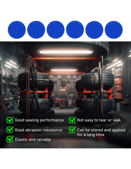 120 Piezas Parche de Reparación de Neumáticos Ohleats 32-58mm