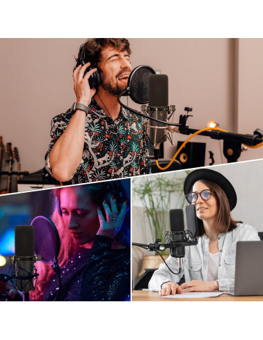 Funda de Viento ChromLives para Micrófono Shure SM7B