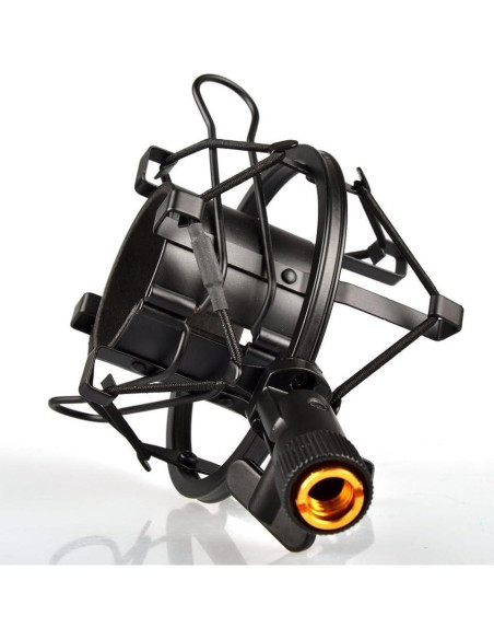Soporte de micrófono Etubby 47-53mm ajustable con adaptador Soporte de micrófono Etubby 47-53mm ajustable con adaptador
