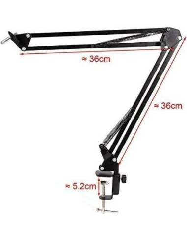 Soporte de Brazo de Tijera Acetaken para Webcam Logitech 82 cm