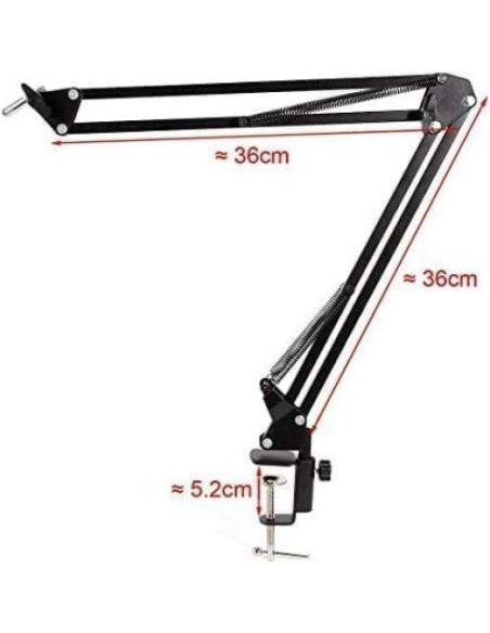 Soporte de Brazo de Tijera Acetaken para Webcam Logitech 82 cm