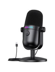 Micrófono USB para Juegos ONIKUMA M830 con RGB y Cancelación de Ruido