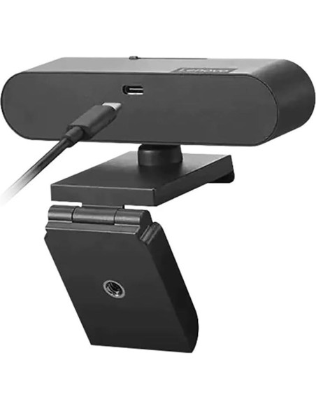 Cámara Web FHD Lenovo 1080p USB-C con Windows Hello