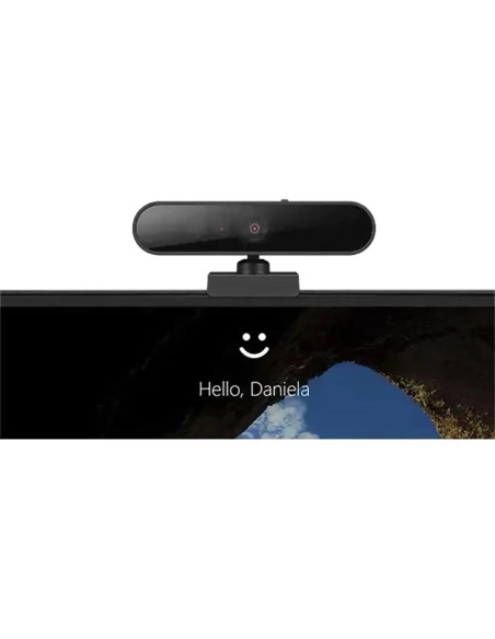 Cámara Web FHD Lenovo 1080p USB-C con Windows Hello