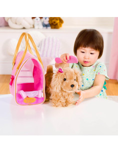 Cachorro de Peluche Cocker Spaniel Pucci Pups con Bolsa 2