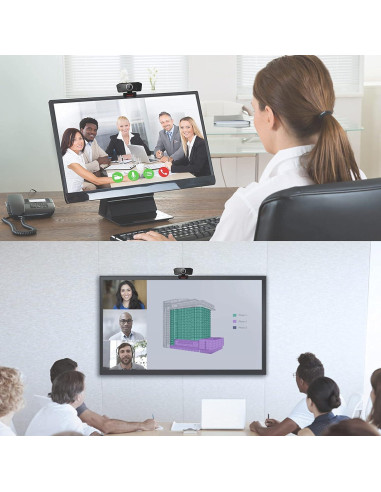 Webcam Redragon GW800 1080P USB 2.0 con micrófono dual