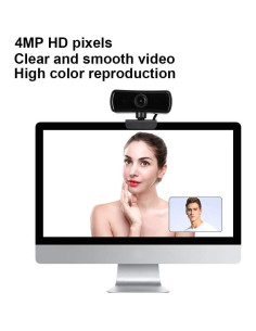 Cámara Web 2K CiCiglow con Micrófono Incorporado USB 2