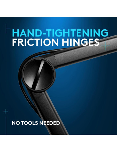 Brazo de Micrófono Logitech G Compass Premium - 81 cm, Negro