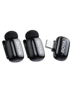 Micrófono Lavalier Inalámbrico BOYA MINI-23 USB-C 100m 6H