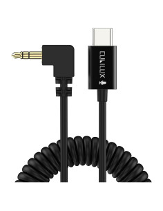 Cubilux Cable de Micrófono USB C 3.5mm para Grabación