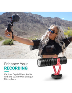 Kit de Vlogging Movo para Smartphone con Micrófono y Mango 2