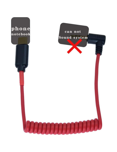 Adaptador USB C a TRS 3.5mm Arklove para Micrófonos