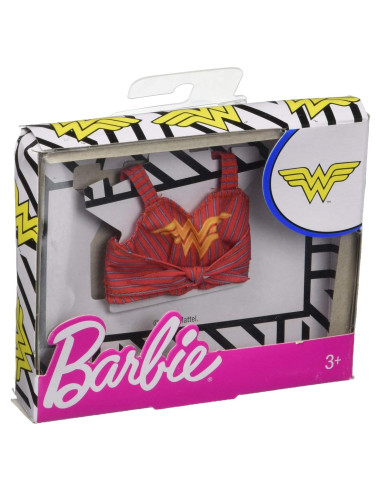 Top Wonder Woman para muñecas Barbie - Camiseta sin mangas