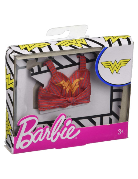 Top Wonder Woman para muñecas Barbie - Camiseta sin mangas