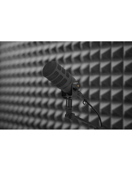 Micrófono Dinámico Cardioide Rode PodMic con Filtro Pop WS14