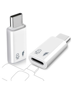 Adaptador de Micrófono USB C a Lightning TiMOVO - Paquete de 2