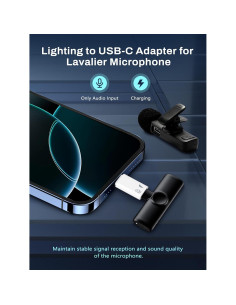 Adaptador de Micrófono USB C a Lightning TiMOVO - Paquete de 2 2