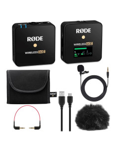 Sistema de Micrófono Inalámbrico Rode Wireless GO II con Lavalier