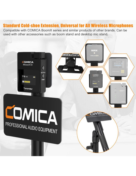 Adaptador de Mano COMICA HR-WM para Micrófonos Inalámbricos
