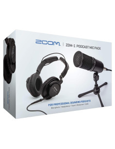 Paquete Micrófono Podcast Zoom ZDM-1 + Auriculares ZHP-1