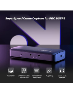 Tarjeta de Captura NearStream NS-CCD30 4K 60FPS HDR10 USB-C 2